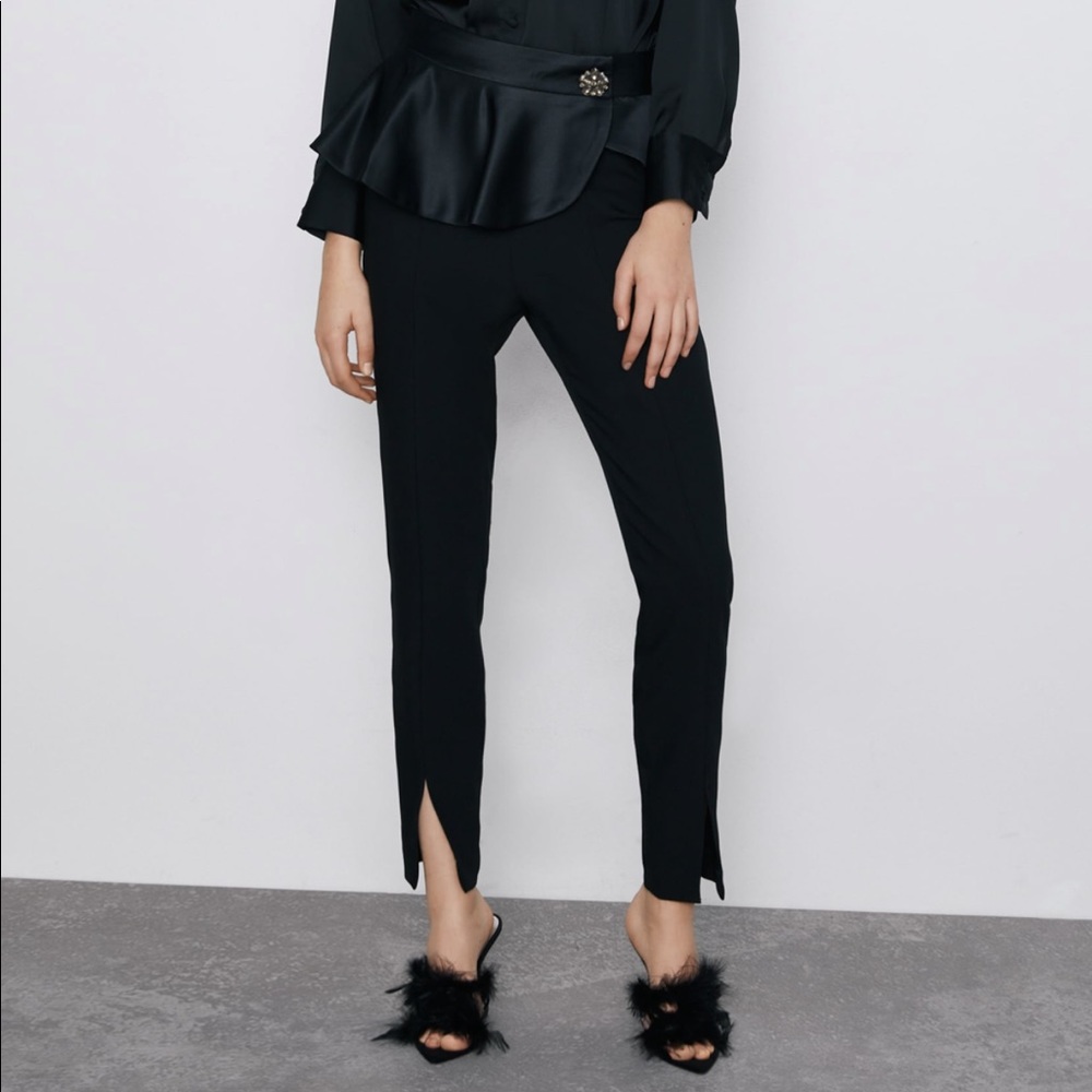 Zara peplum pants.